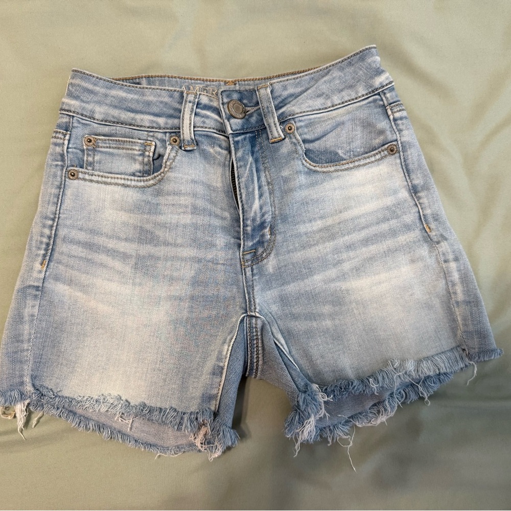 American Eagle Outfitters Light Blue Jean Shorts